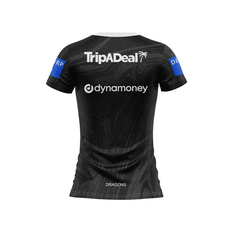 St George Illawarra Dragons 2025 Women's Charcoal Shirt