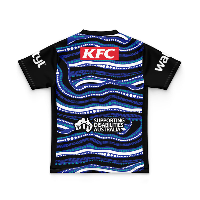 Canterbury Bankstown Bulldogs 2025 Kids Indigenous Training Jersey