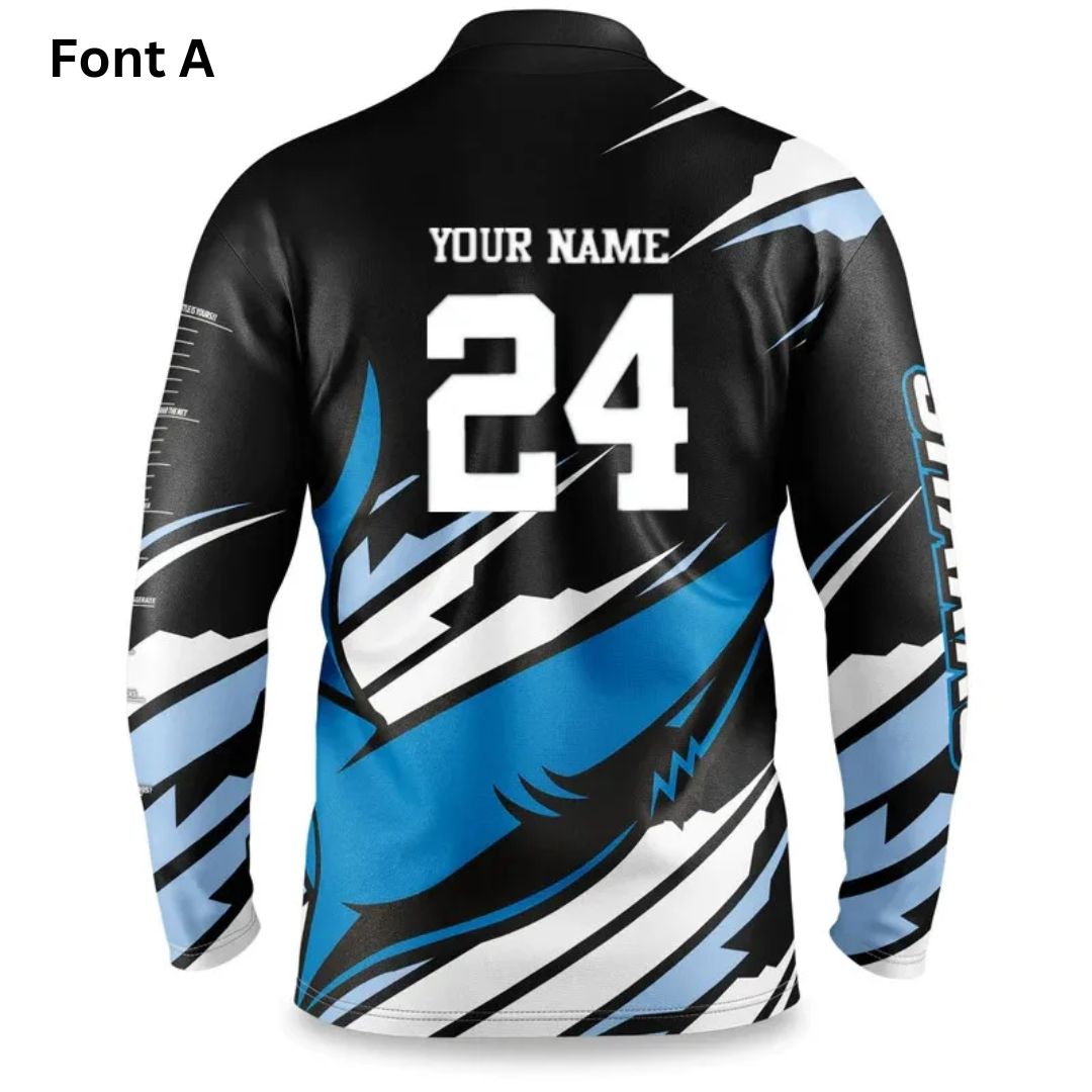 Cronulla Sutherland Sharks 2024 Long Sleeve Ignition Fishing Shirt