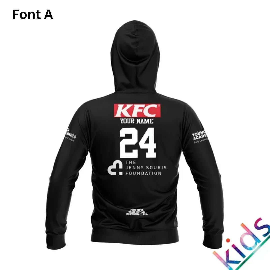 Canterbury Bankstown Bulldogs 2024 Kids Warm Up Hoodie