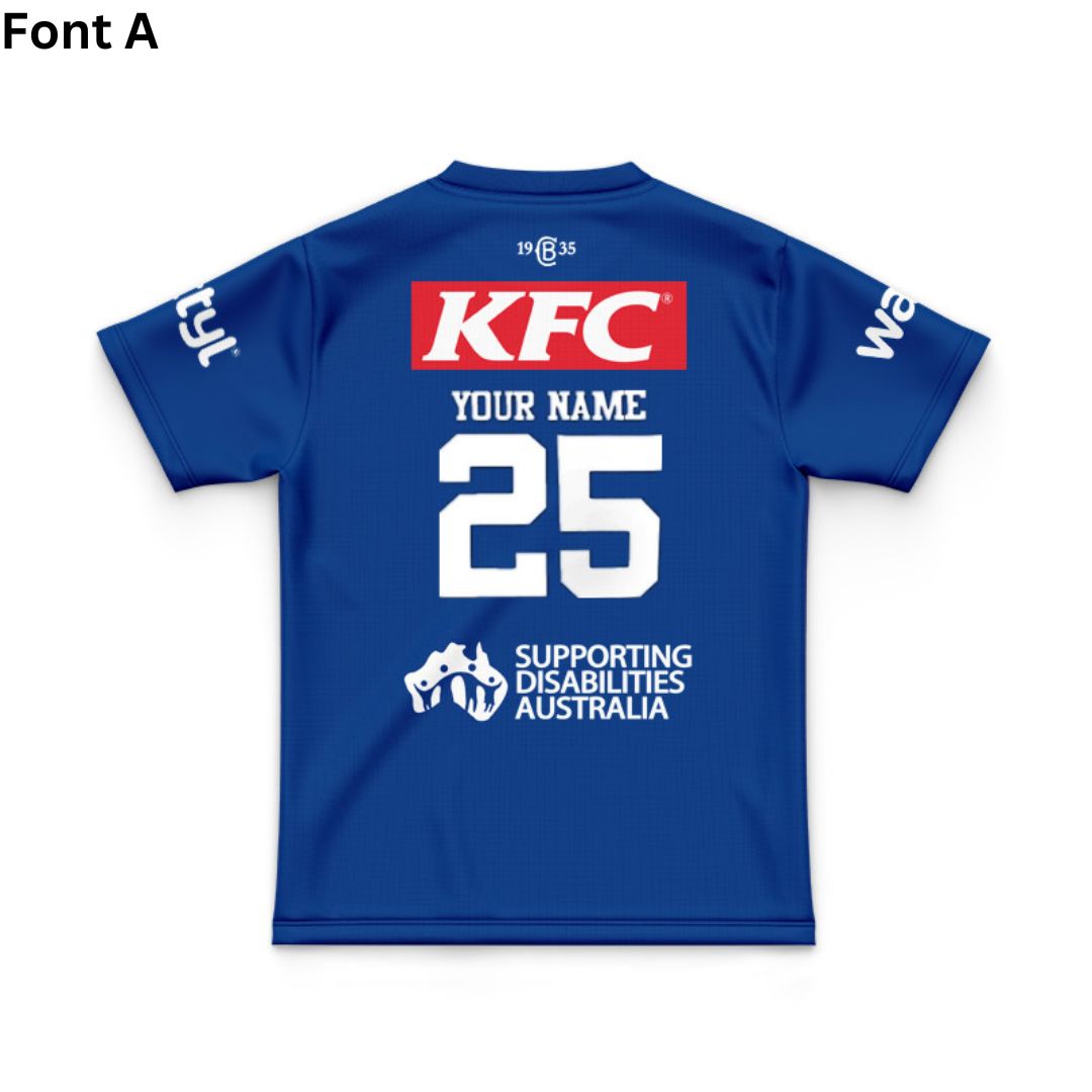 Canterbury Bankstown Bulldogs 2025 Kids Away Jersey