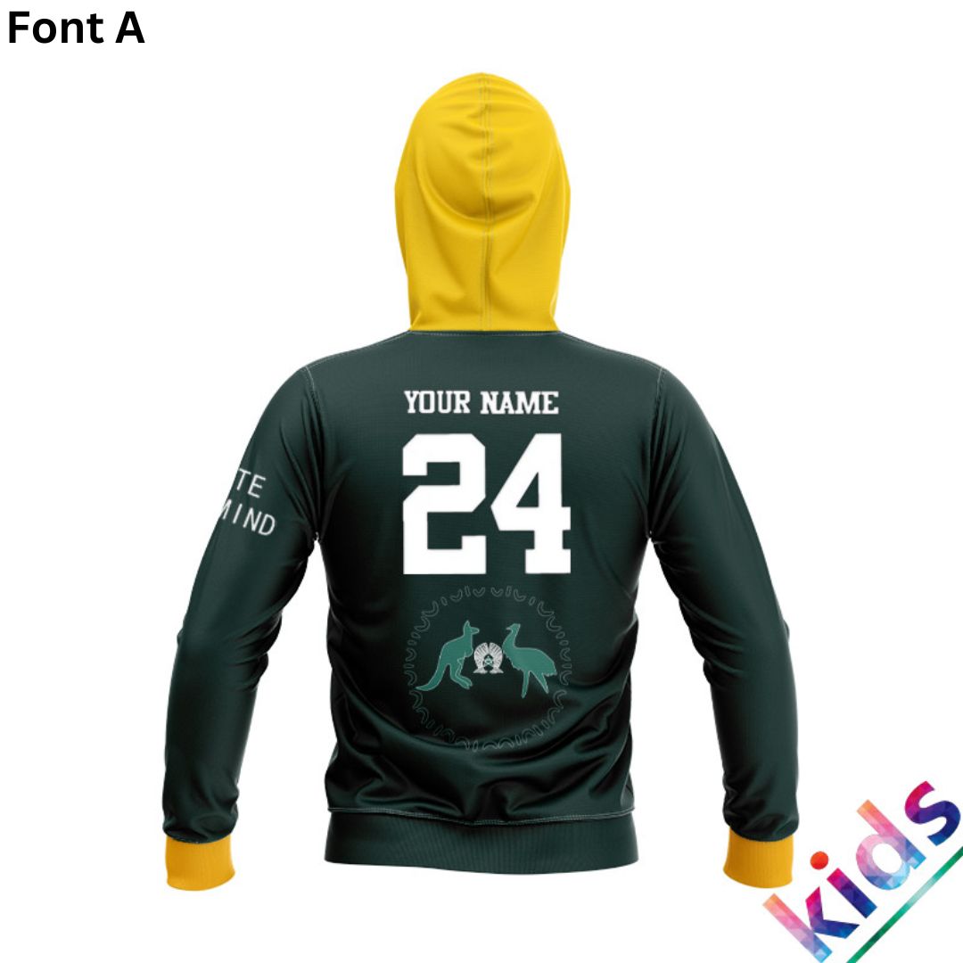 Australia Kangaroos 2024 Kids Home Hoodie