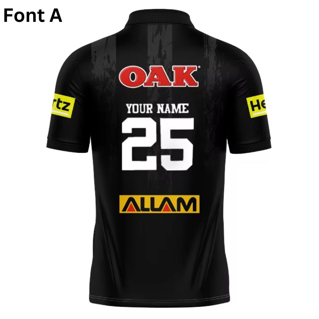 Penrith Panthers 2025 Dark Training Polo Shirt