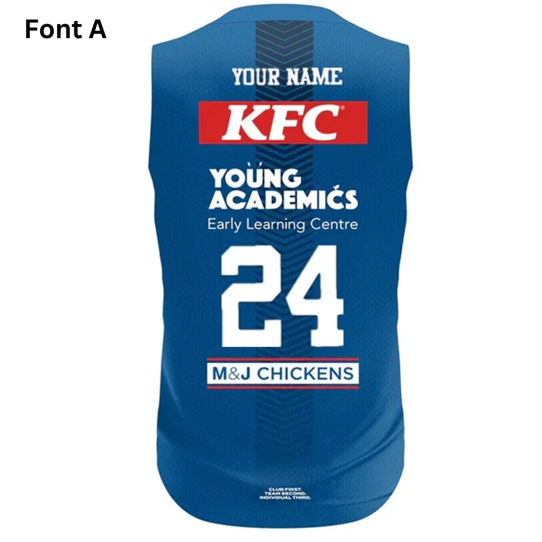 Canterbury Bankstown Bulldogs 2024 Royal Blue Training Singlet