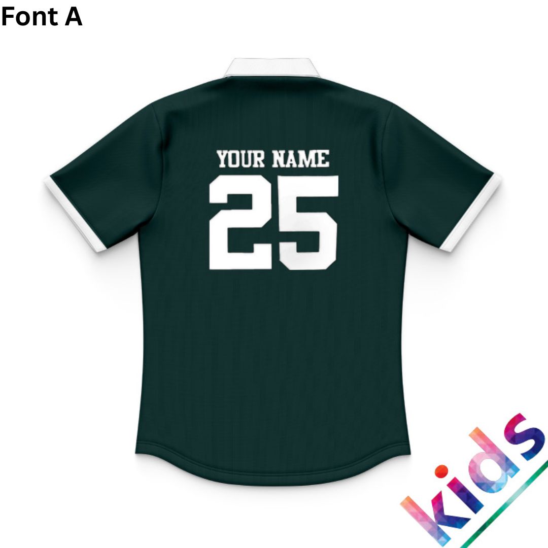 British & Irish Lions 2025 Kids Green Training Polo Shirt