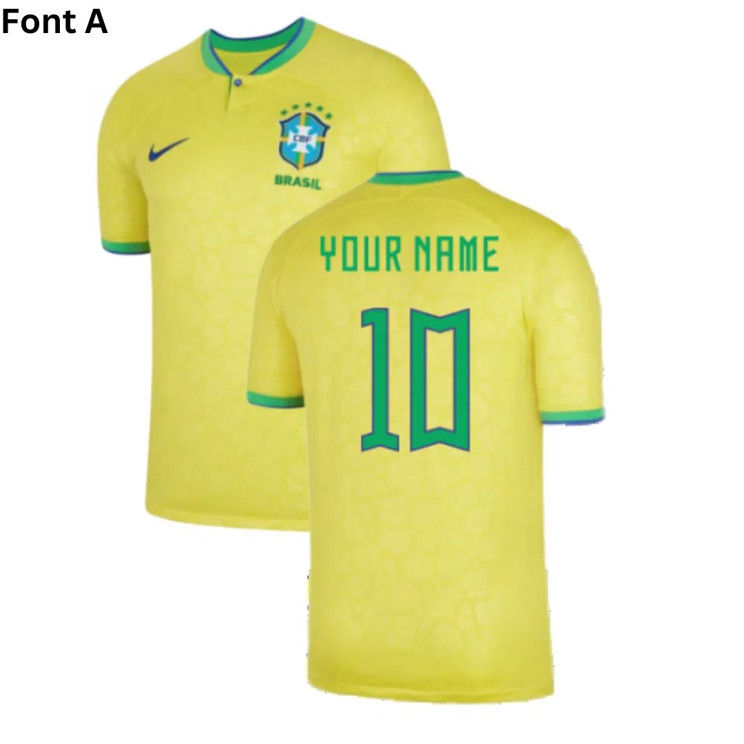 Brazil 2022 World Cup Home Jersey Shirt