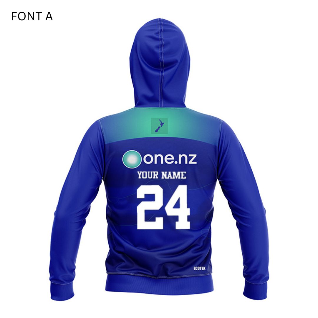 New Zealand Warriors 2024 Blue Training Hoodie