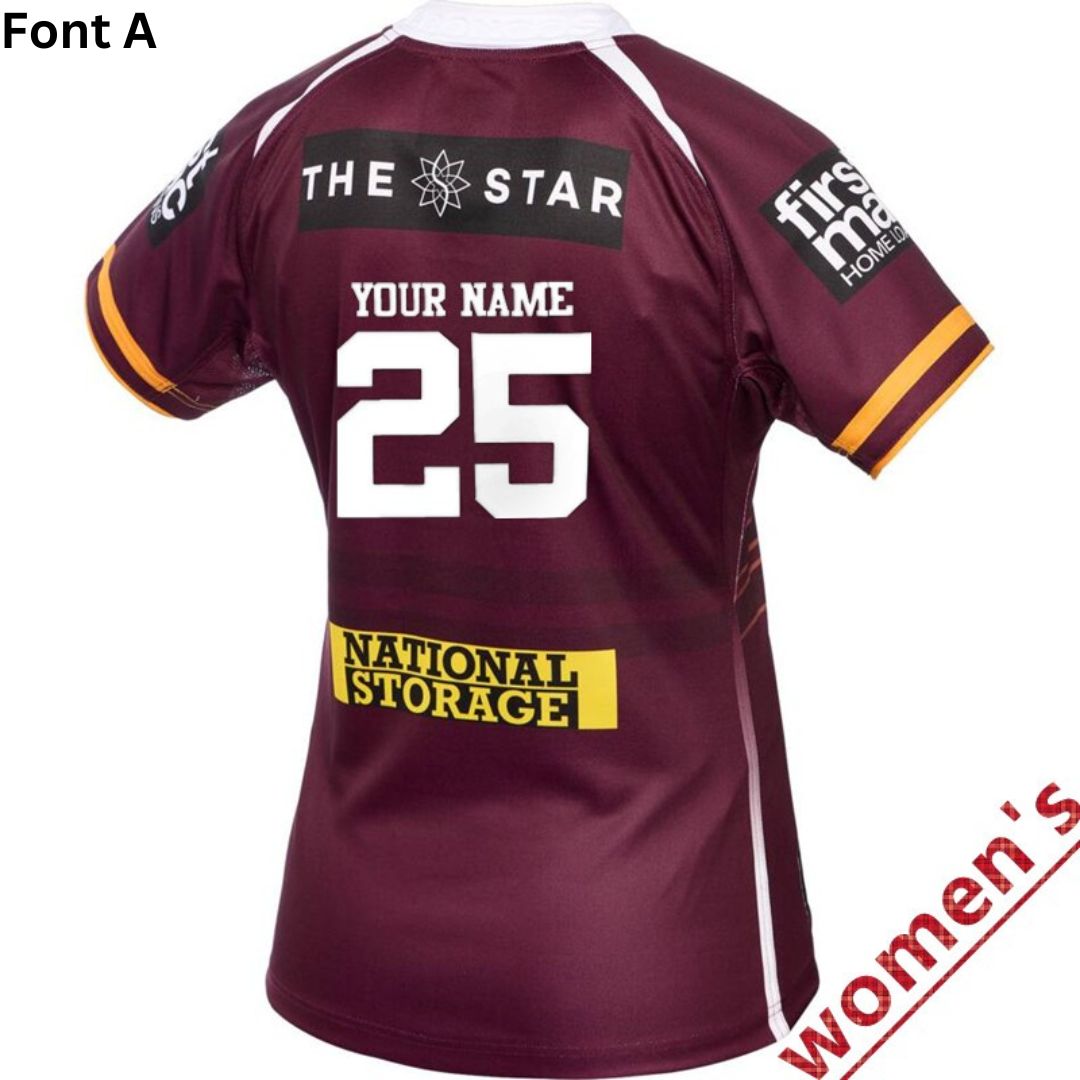 Brisbane Broncos 2025 Women's Home Jersey