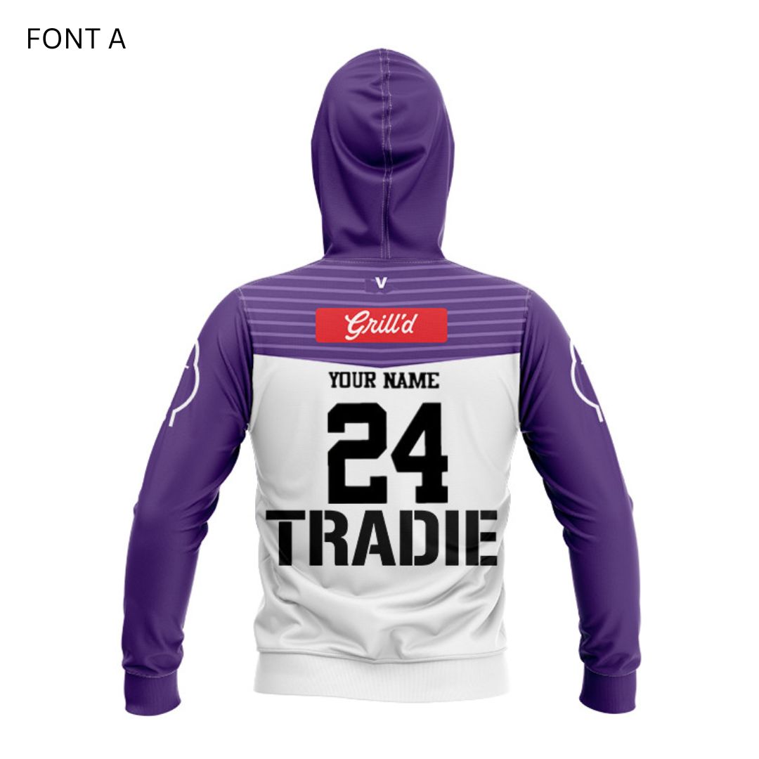 2024 Melbourne Storm Away Hoodie With Zipper