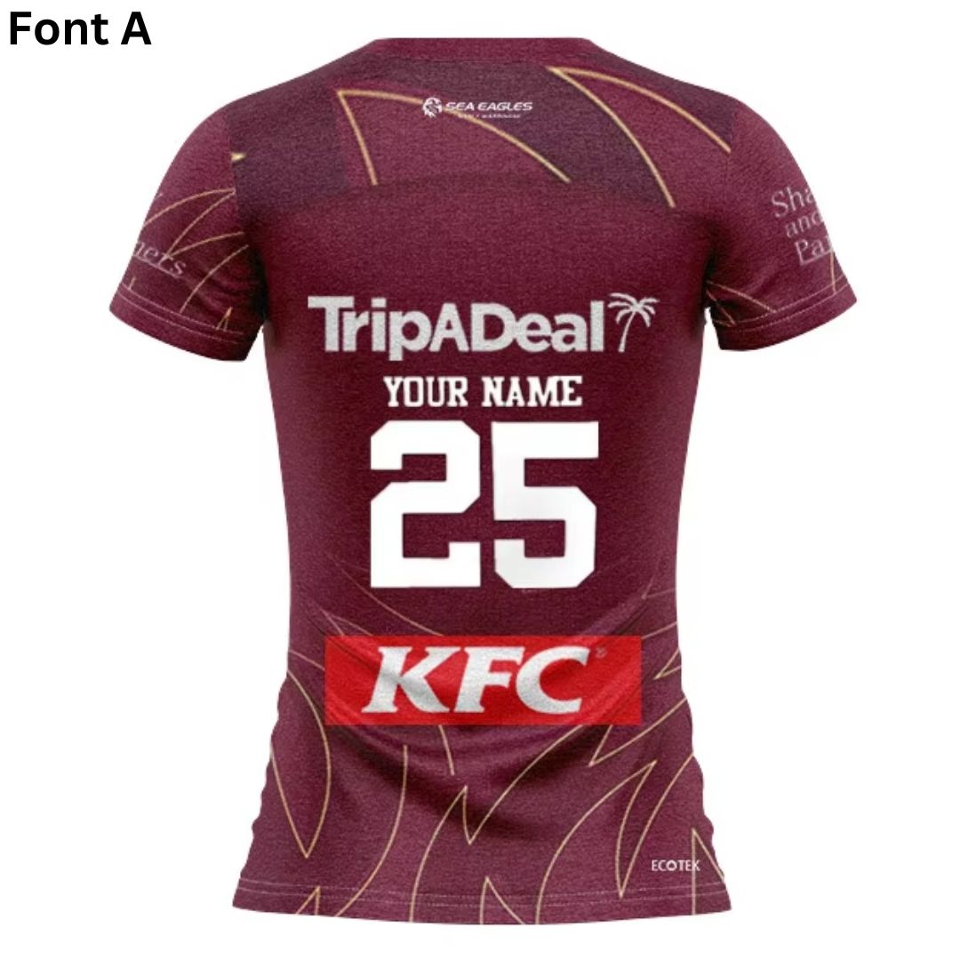 Manly Warringah Sea Eagles 2025 Women's Training Shirt