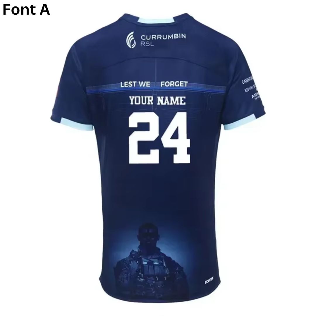 Gold Coast Titans 2024 ANZAC Warm Up Shirt