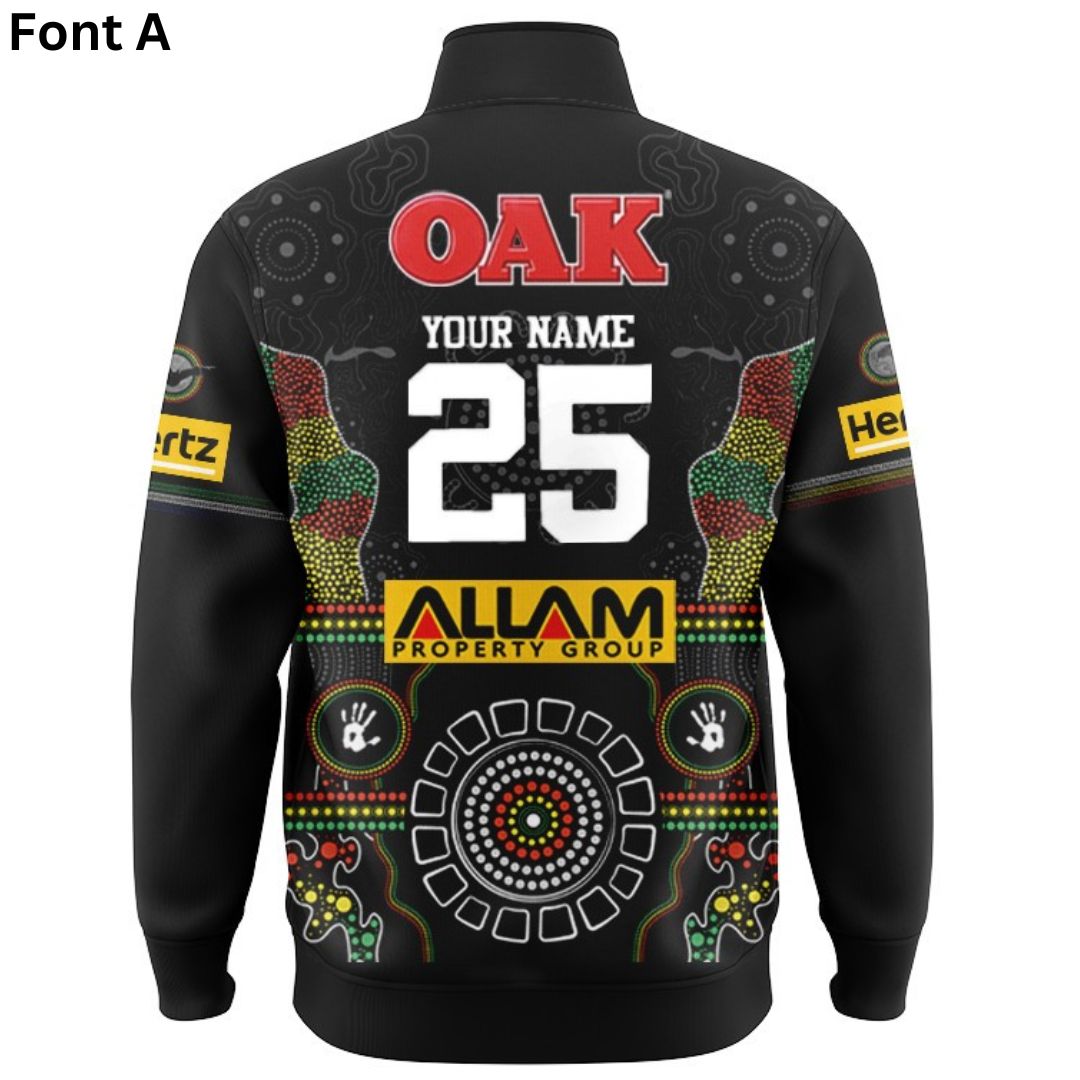 Penrith Panthers 2025 Indigenous Jacket with Zipper