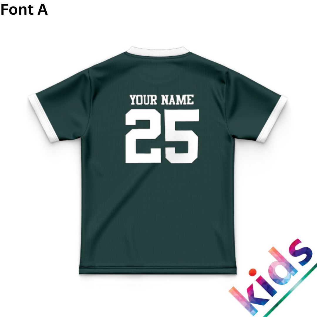 British & Irish Lions 2025 Kids Green Training Jersey