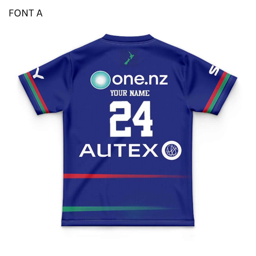 New Zealand Warriors 2024 Kids Training Jersey