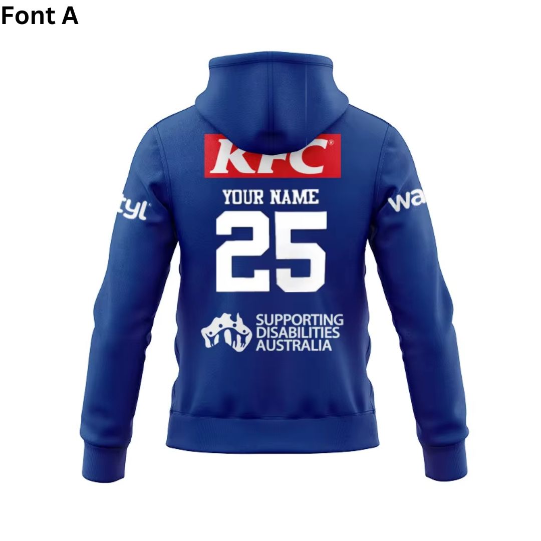 Canterbury Bankstown Bulldogs 2025 Away Hoodie with Zipper