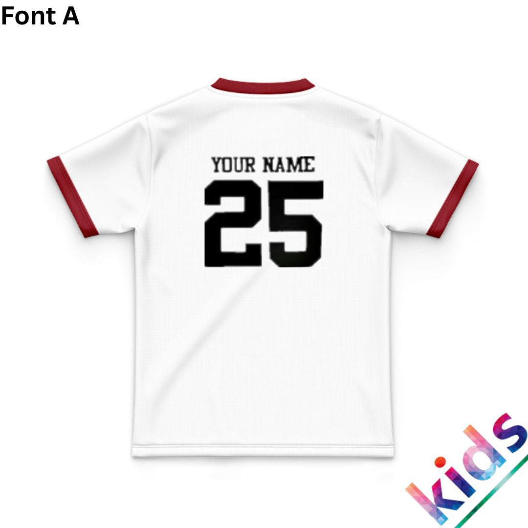 British & Irish Lions 2025 Kids White Training Jersey