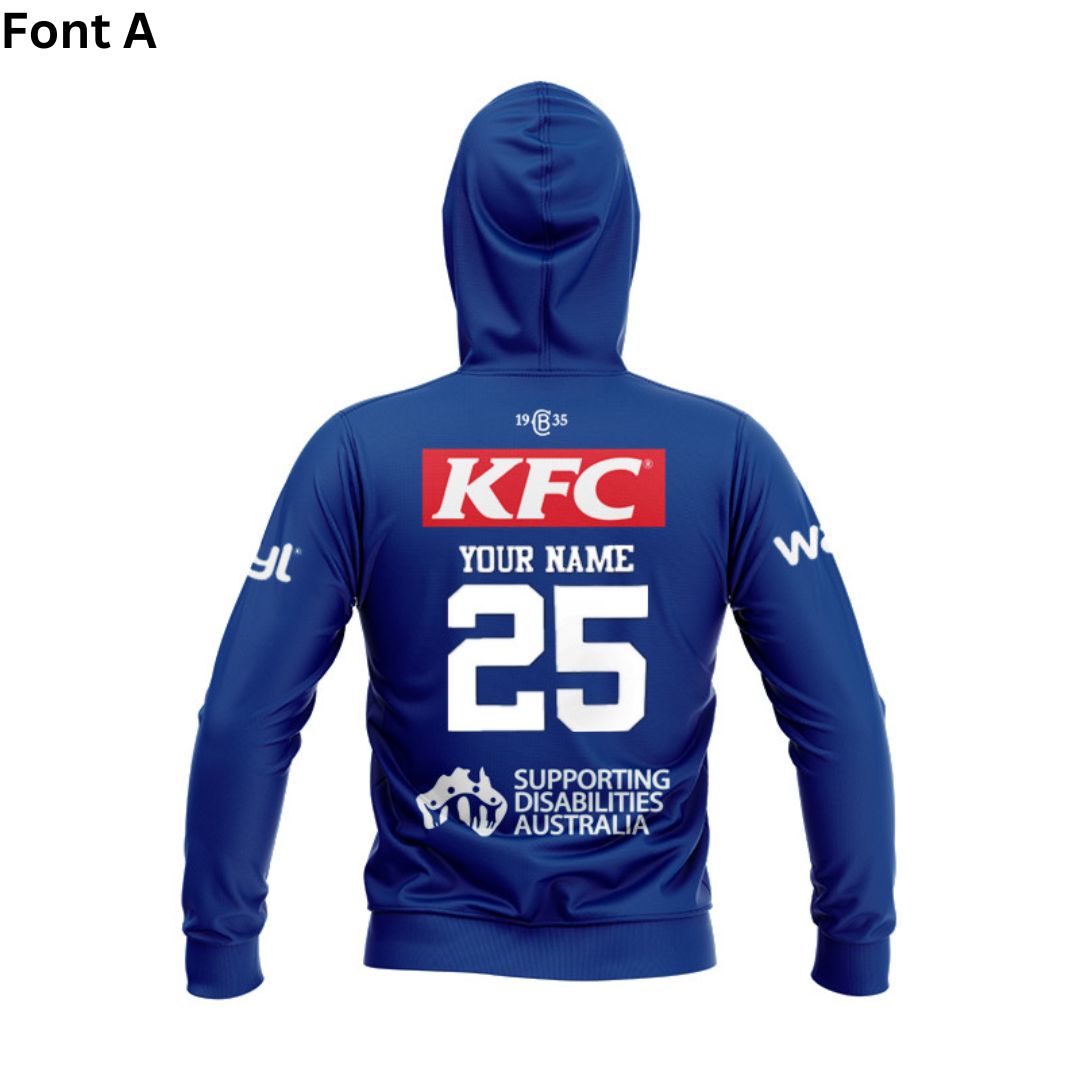 Canterbury Bankstown Bulldogs 2025 Kids Away Hoodie