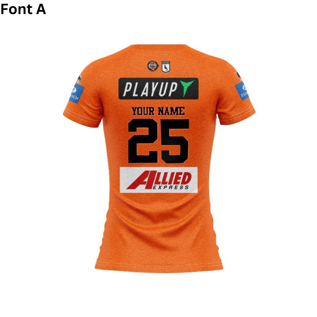 Wests Tigers 2025 Women's Away Shirt