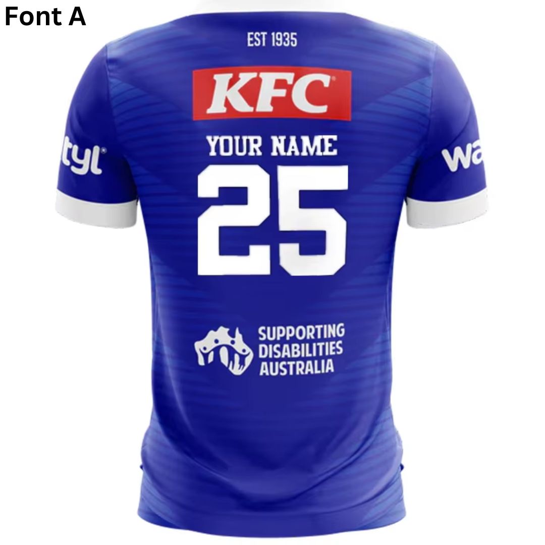 Canterbury Bankstown Bulldogs 2025 Warm Up Shirt