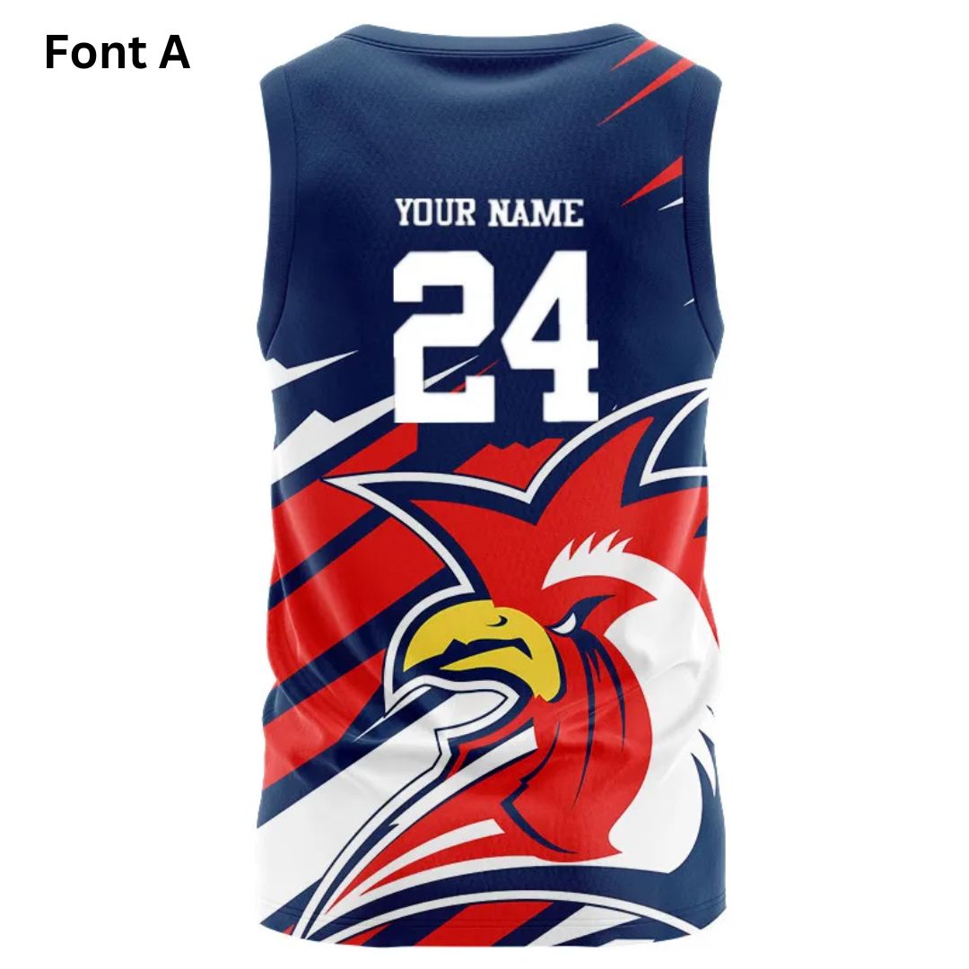 Sydney Roosters 2024 Ignition Fishing Singlet