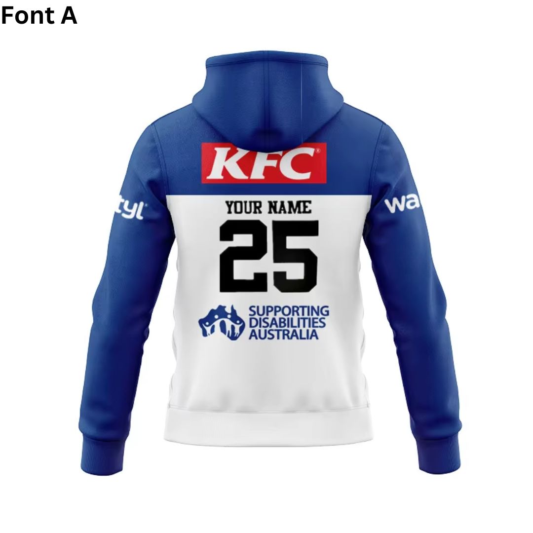 Canterbury Bankstown Bulldogs 2025 Home Hoodie With Zipper