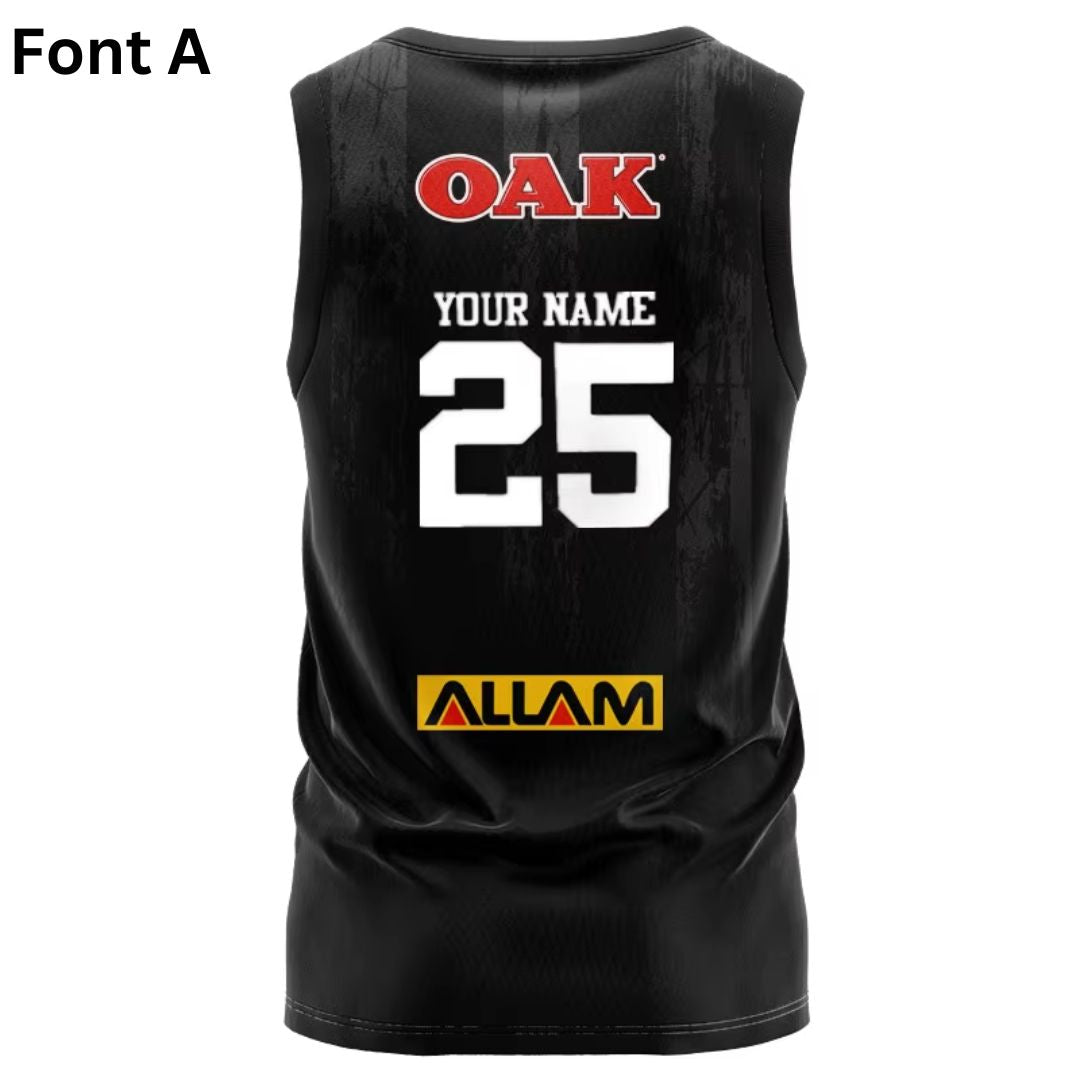 Penrith Panthers 2025 Dark Training Singlet