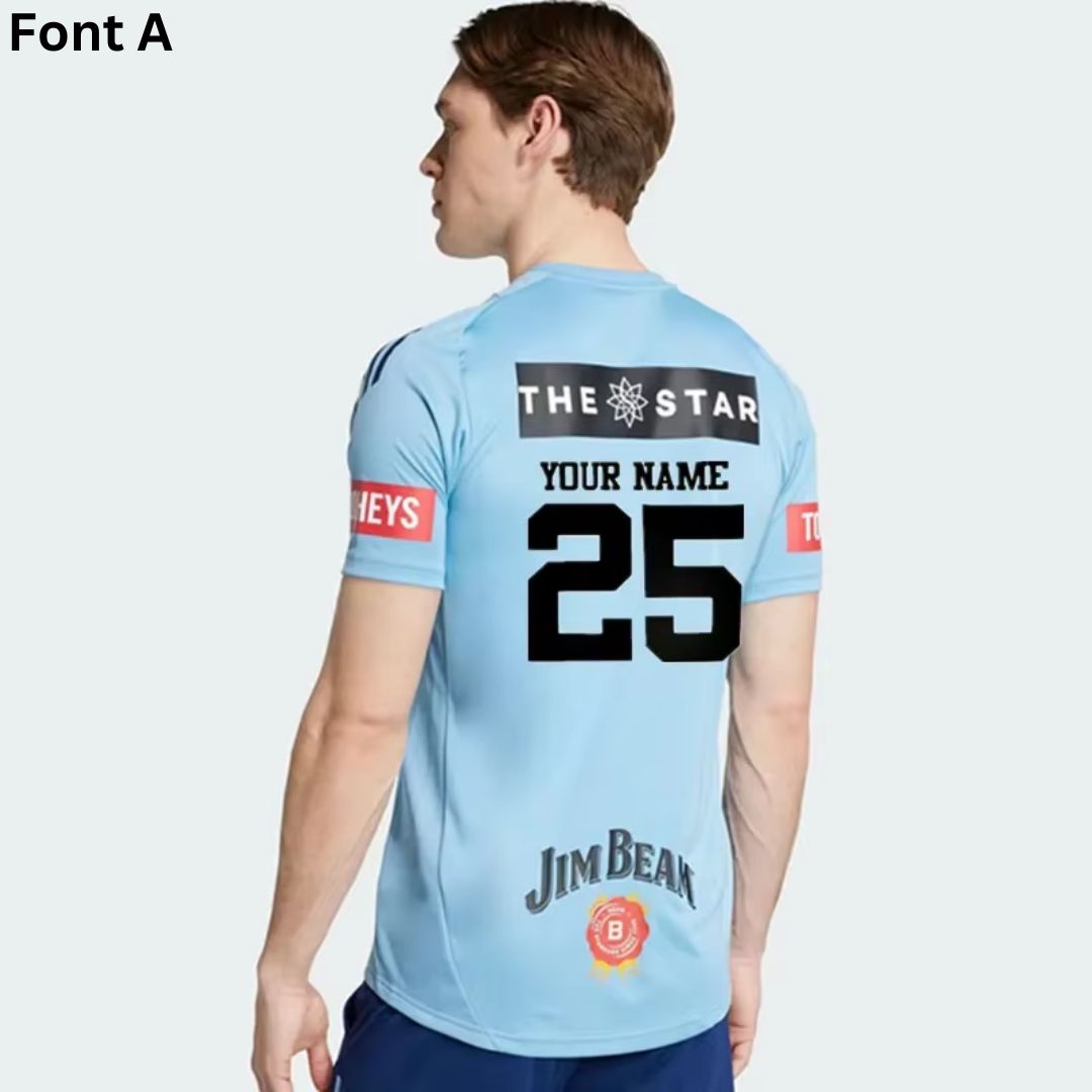NSW Blues State Of Origin 2025 Light Blue Performance Shirt
