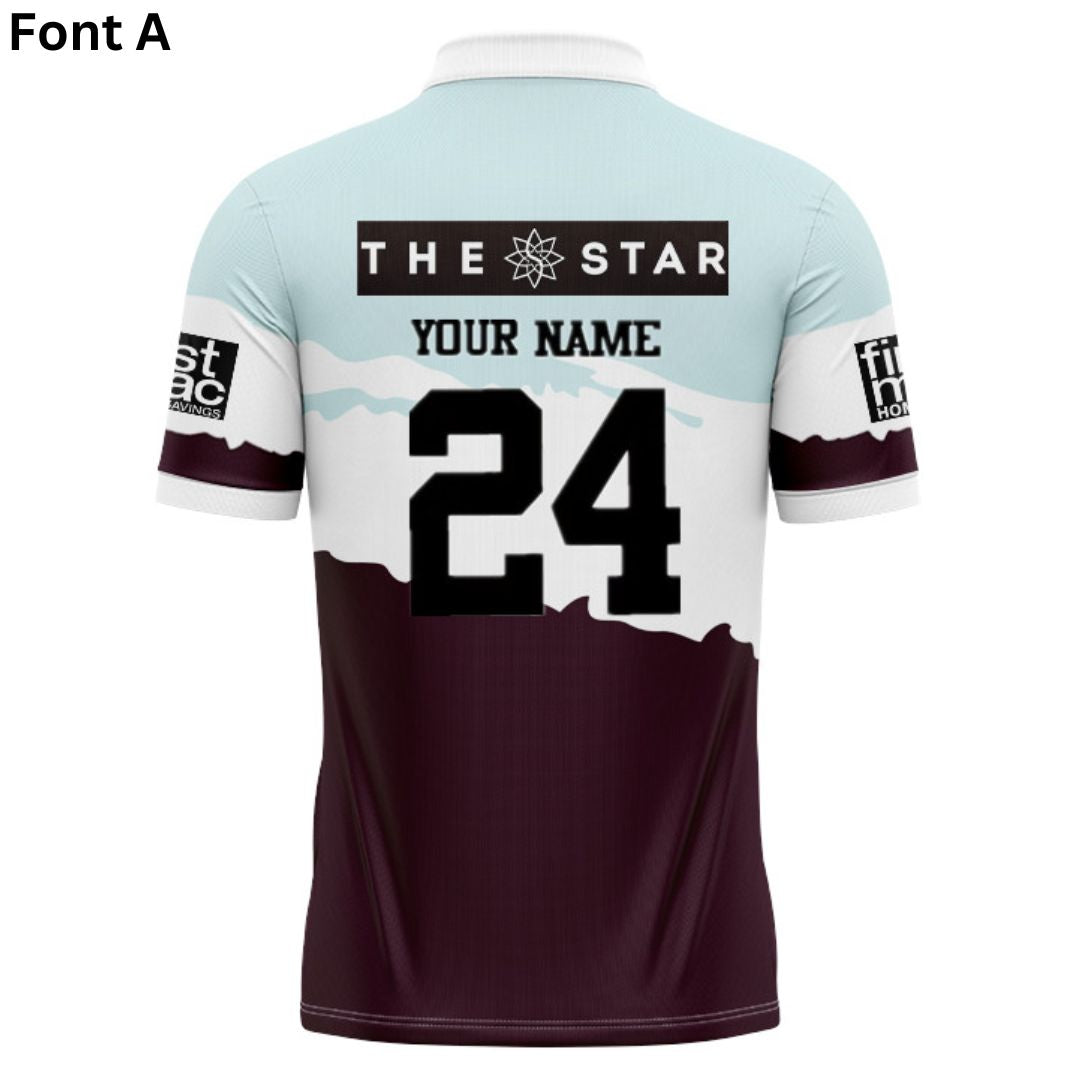 Brisbane Broncos 2024 Captains Run Polo Shirt
