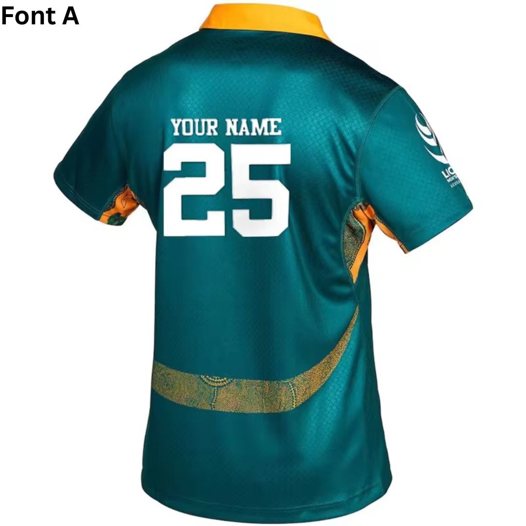 Australian Wallabies 2025 Lions Tour Warm Up Jersey