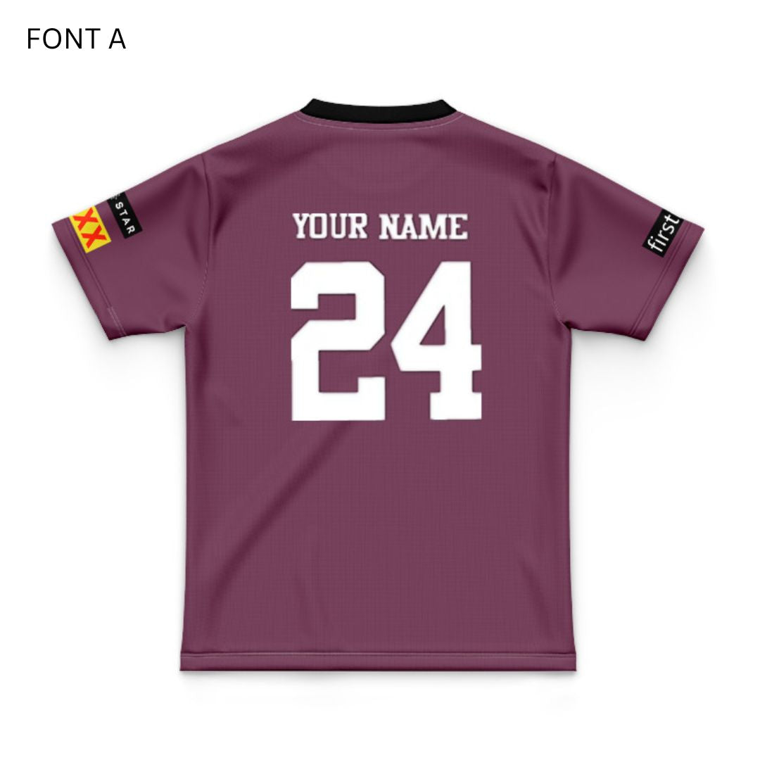 Brisbane Broncos 2024 Black Front Jersey
