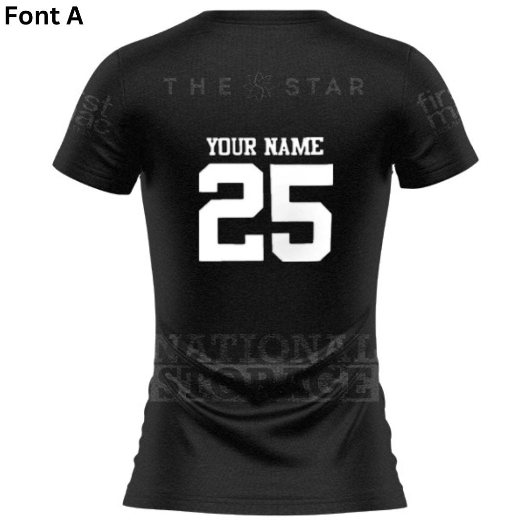 Brisbane Broncos 2025 Women's Black Shirt