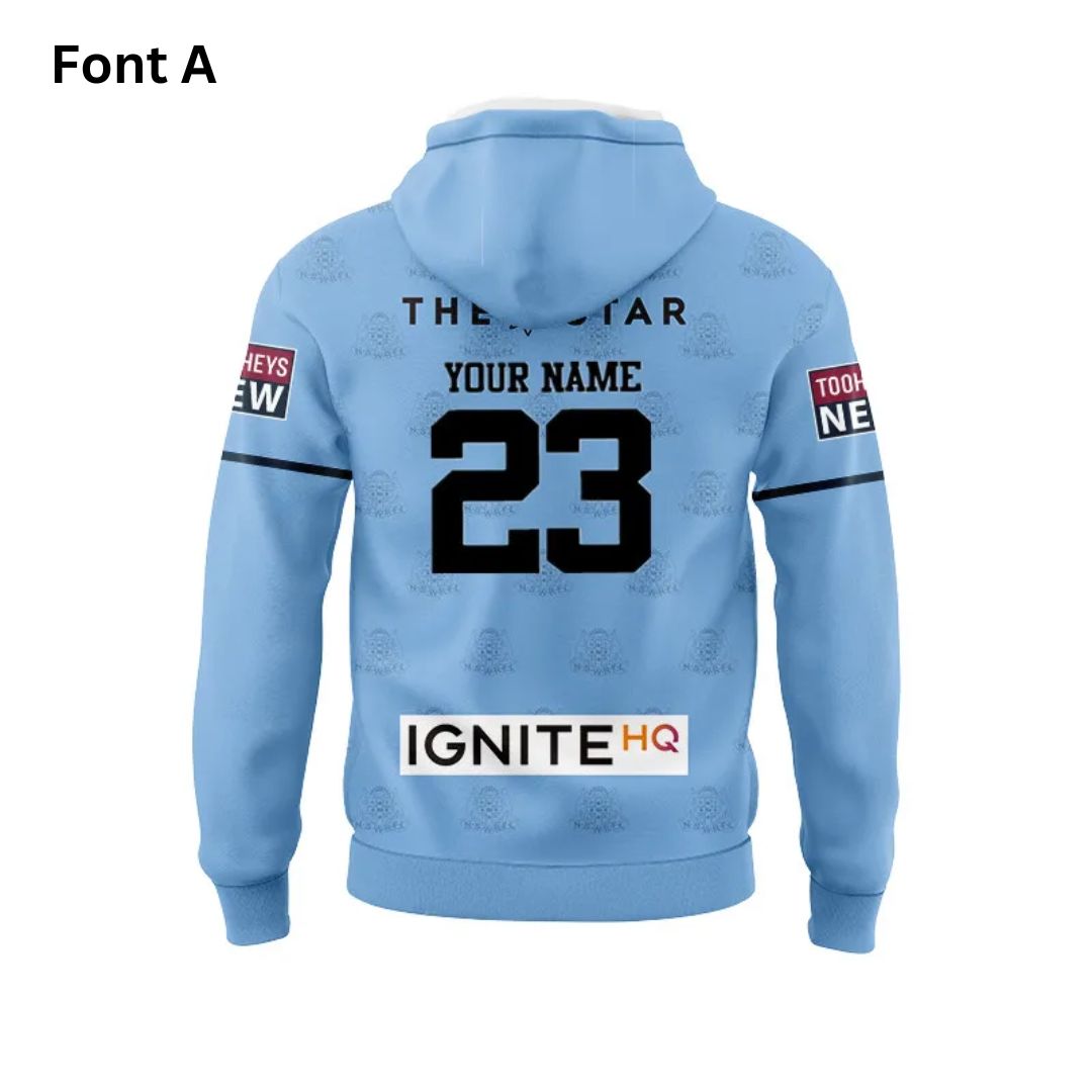 NSW Blues State Of Origin 2023 Kids Home Hoodie