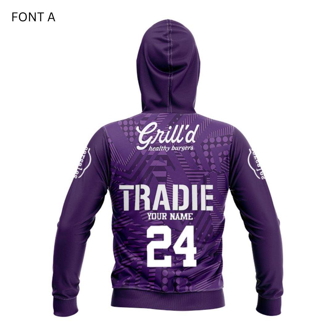 Melbourne Storm 2024 Training Hoodie With Zipper