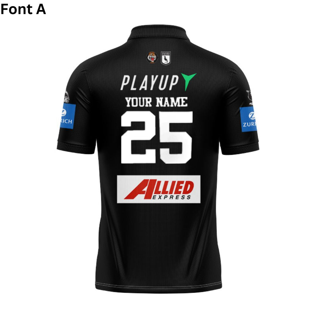 Wests Tigers 2025 Home Polo Shirt