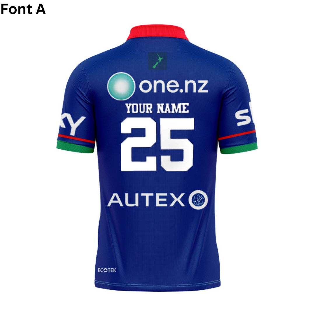 New Zealand Warriors 2025 Home Polo Shirt