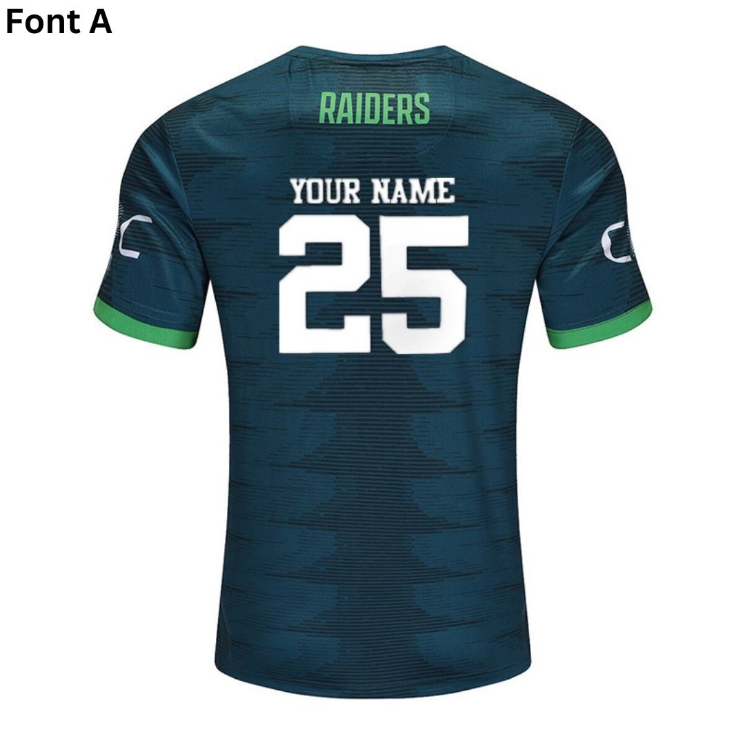 Canberra Raiders 2025 Jungle Training Shirt