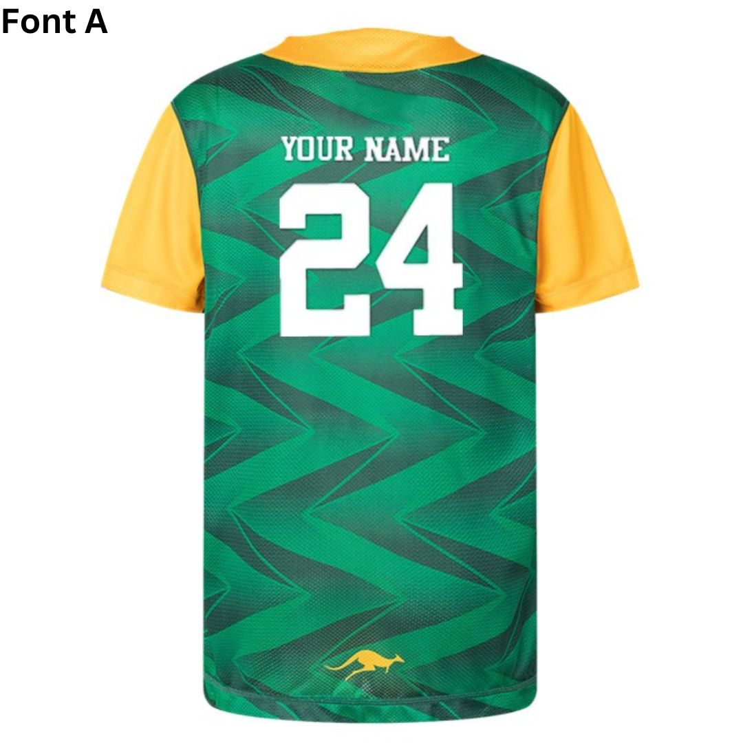 Australia Kangaroos 2024 Green Training Shirt