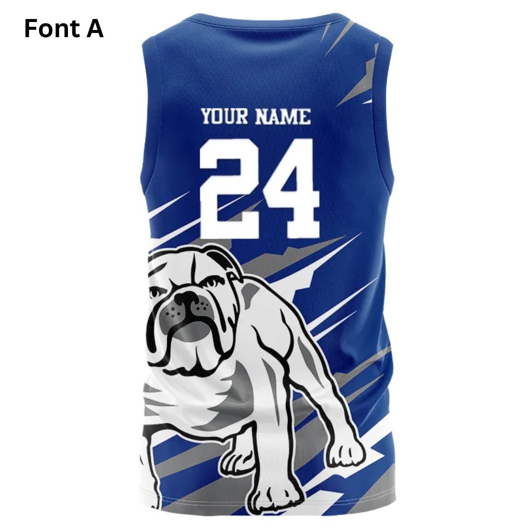 Canterbury Bankstown Bulldogs Ignition Fishing Singlet
