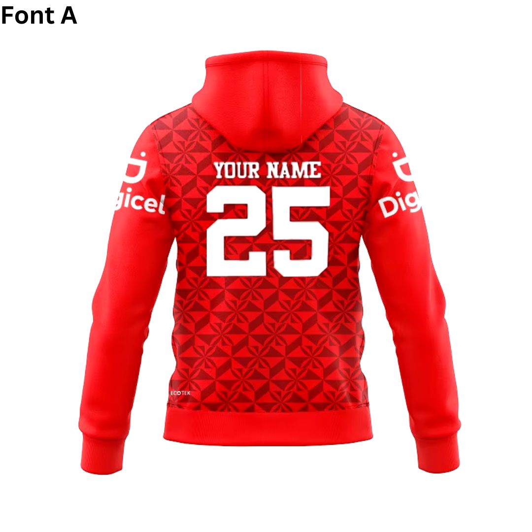 Mate Ma'a Tonga 2024 Rugby League Hoodie With Zipper