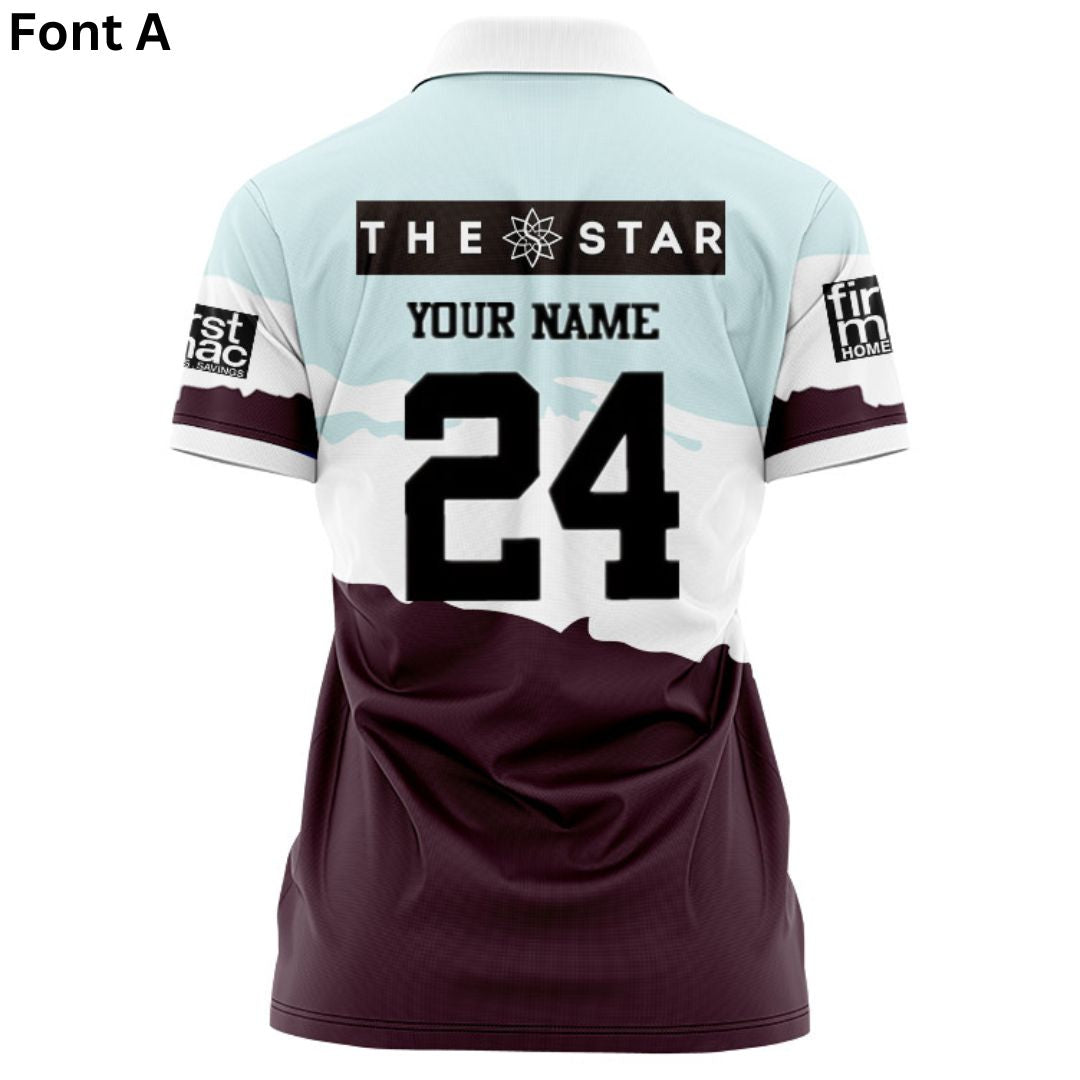 Brisbane Broncos 2024 Women's Captains Run Polo Shirt