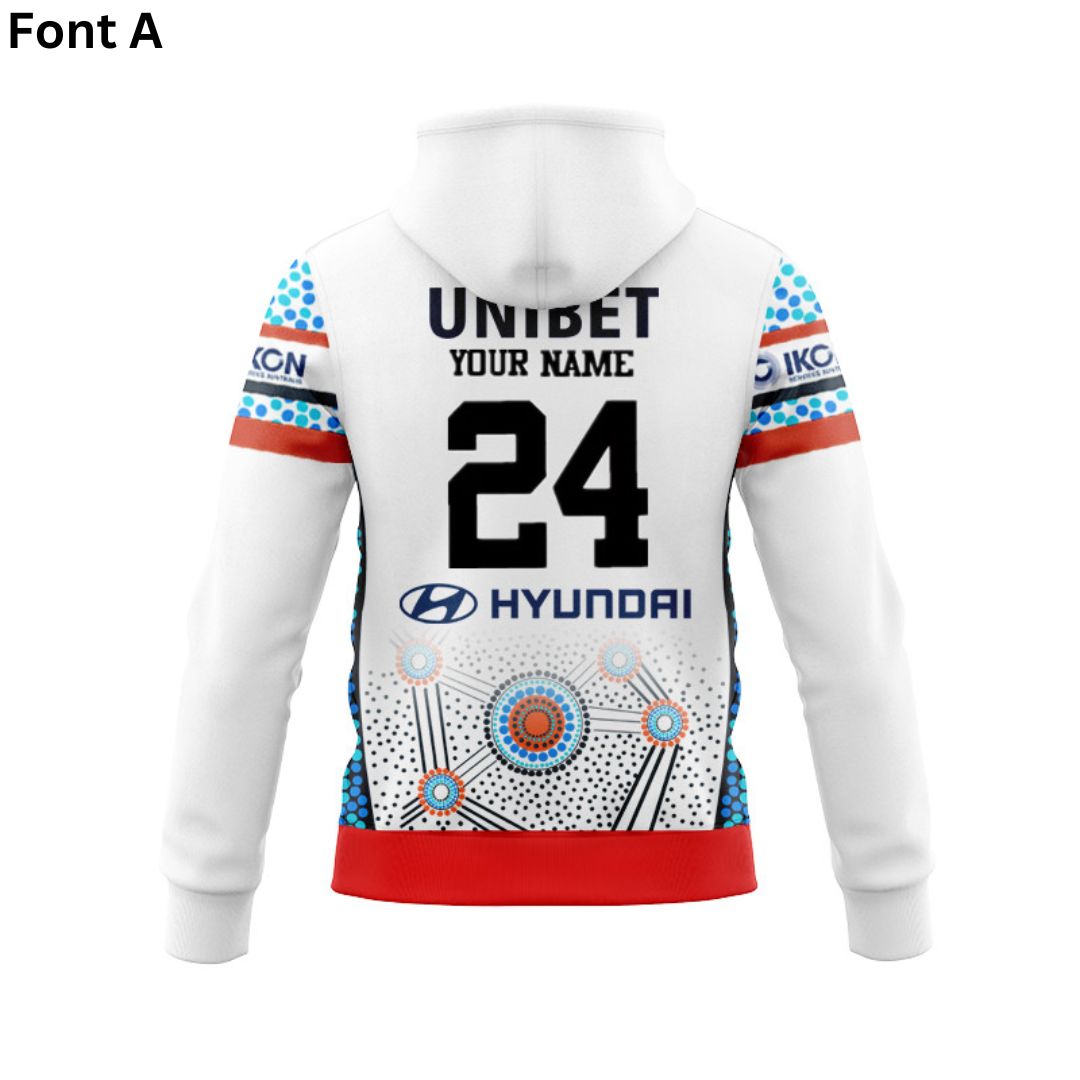 2024 Sydney Roosters Indigenous Hoodie With Zipper