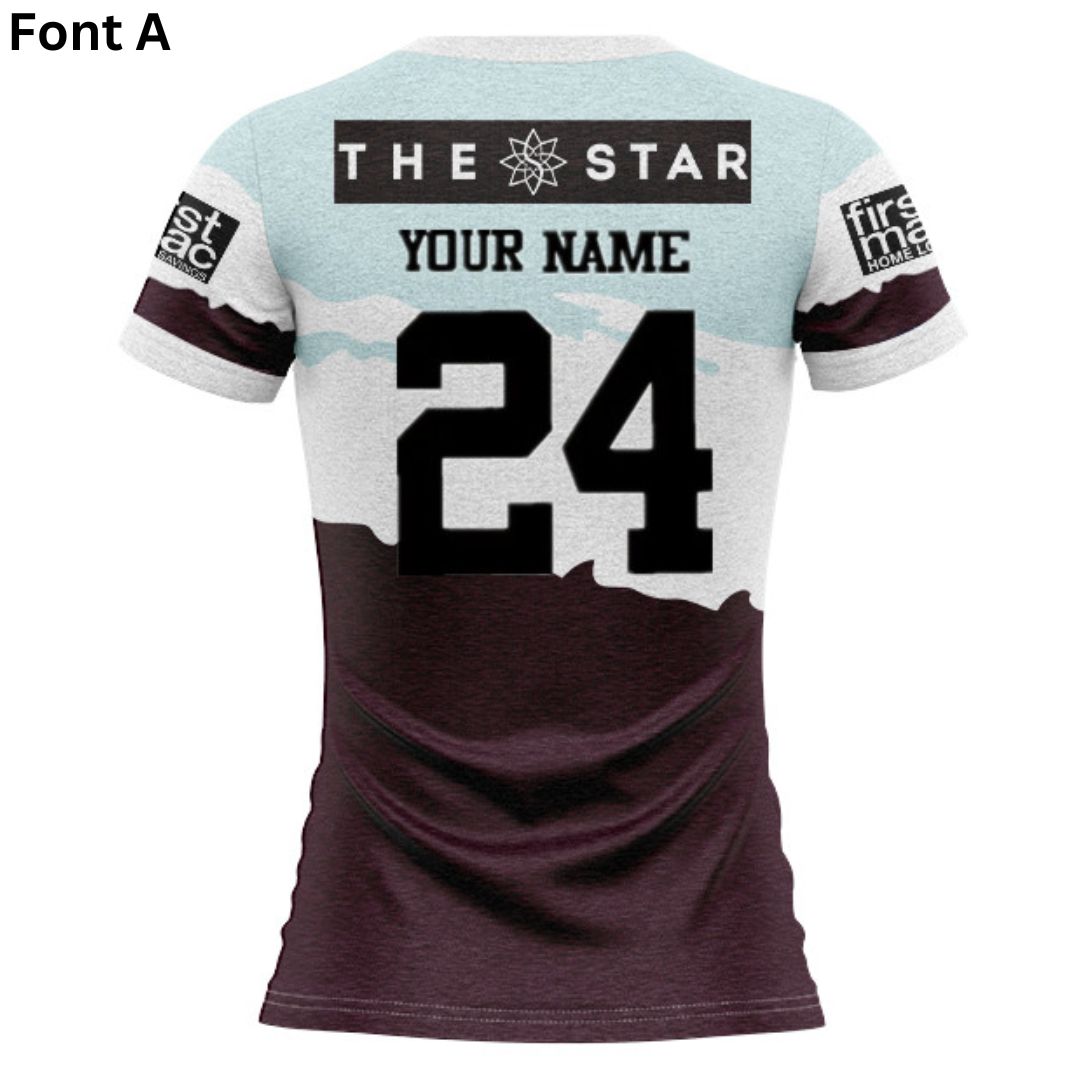Brisbane Broncos 2024 Women's Captains Run Shirt