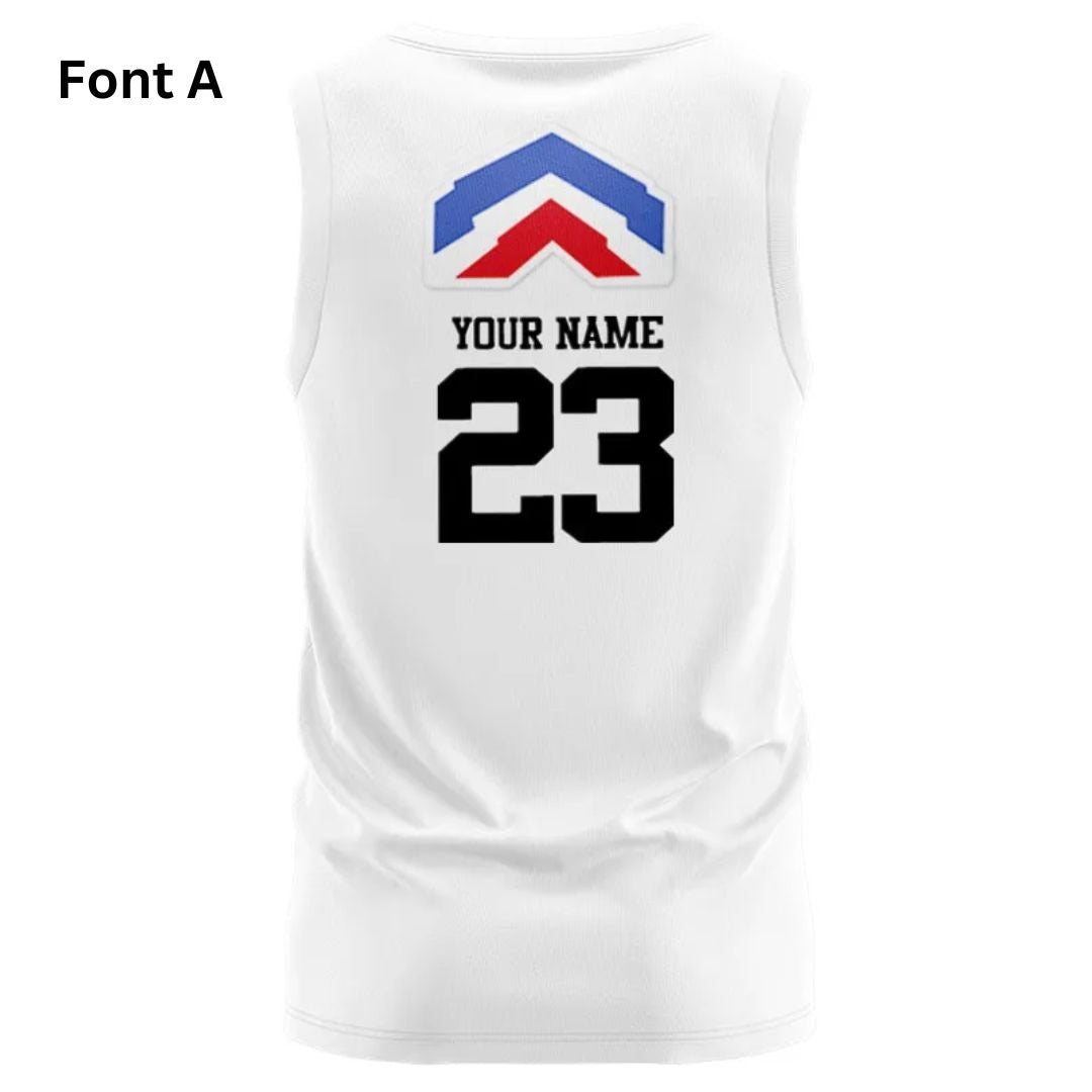 France Les Bleus Six Nations Rugby 2023 Away Training Singlet