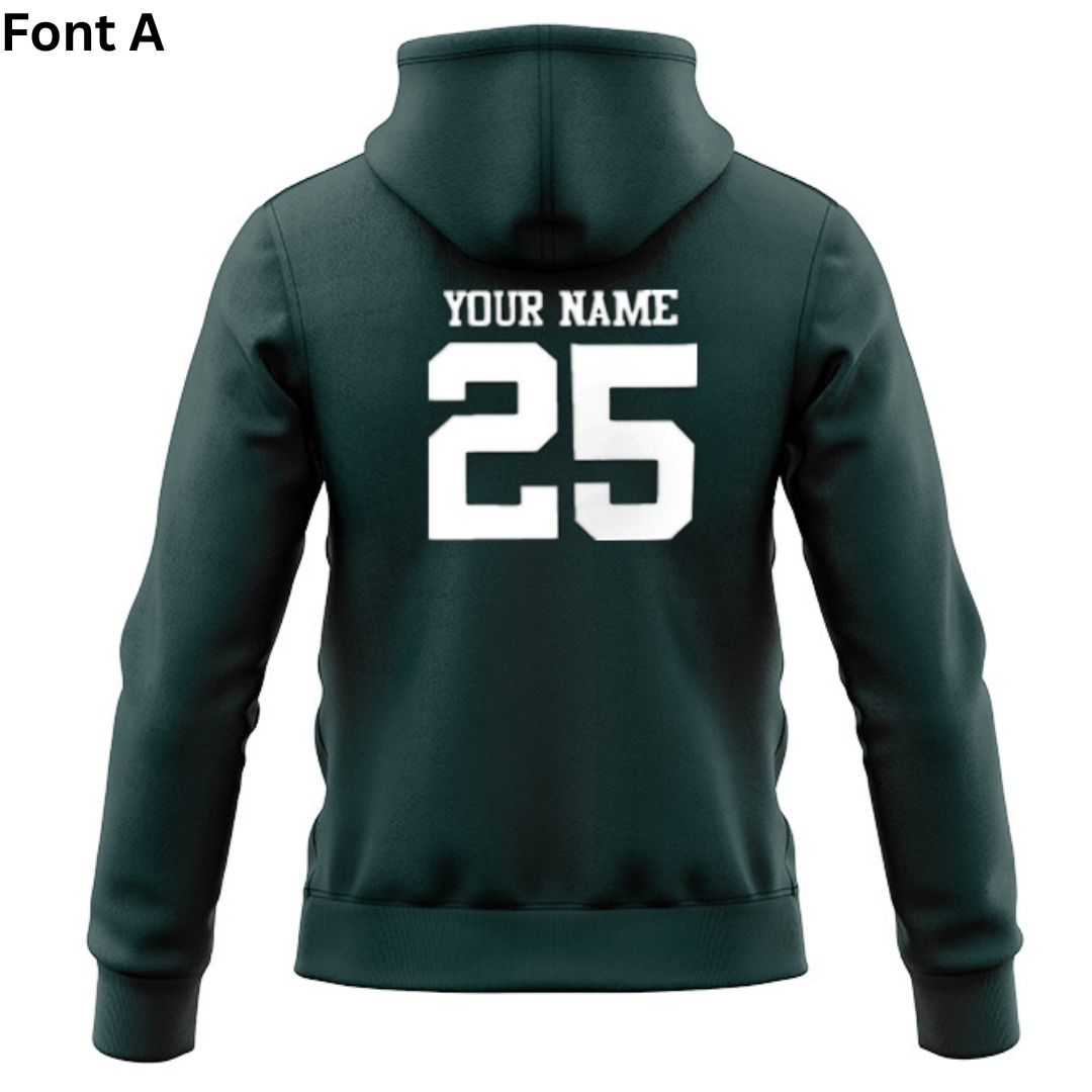 British & Irish Lions 2025 Green Training Zipper Hoodie