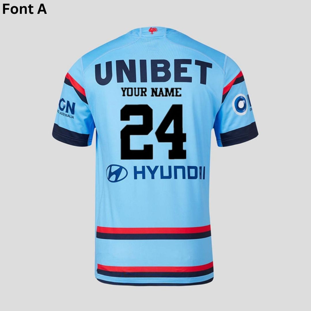 2024 Sydney Roosters Bondi Blue Training Jersey