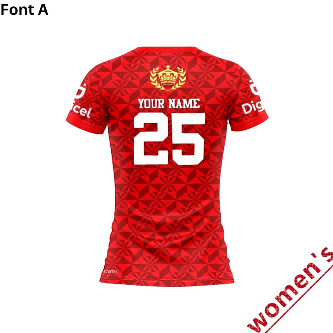 Mate Ma'a Tonga 2024 Women's Rugby League Shirt