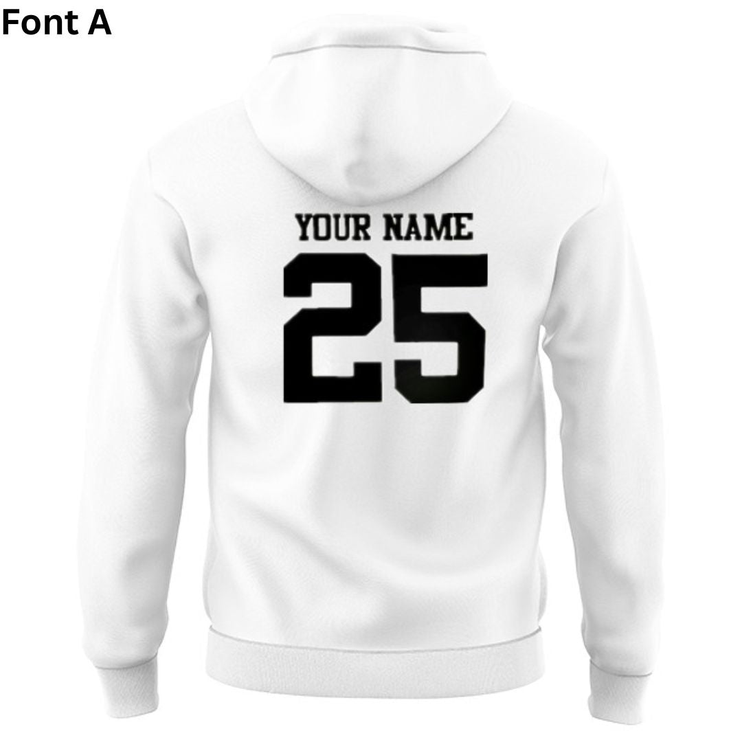 British & Irish Lions 2025 White Training Hoodie