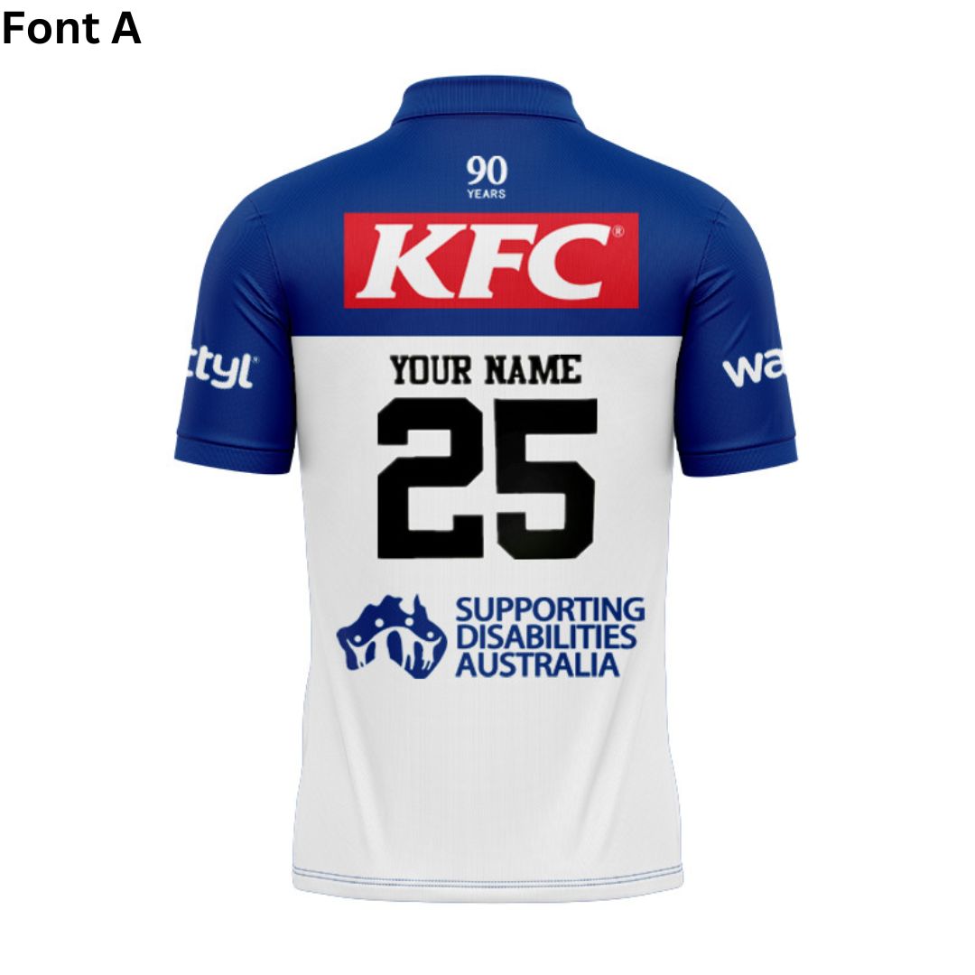 Canterbury Bankstown Bulldogs 2025 Home Polo Shirt
