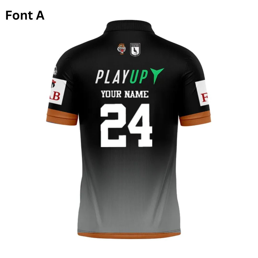 Wests Tigers 2024 Home Polo Shirt