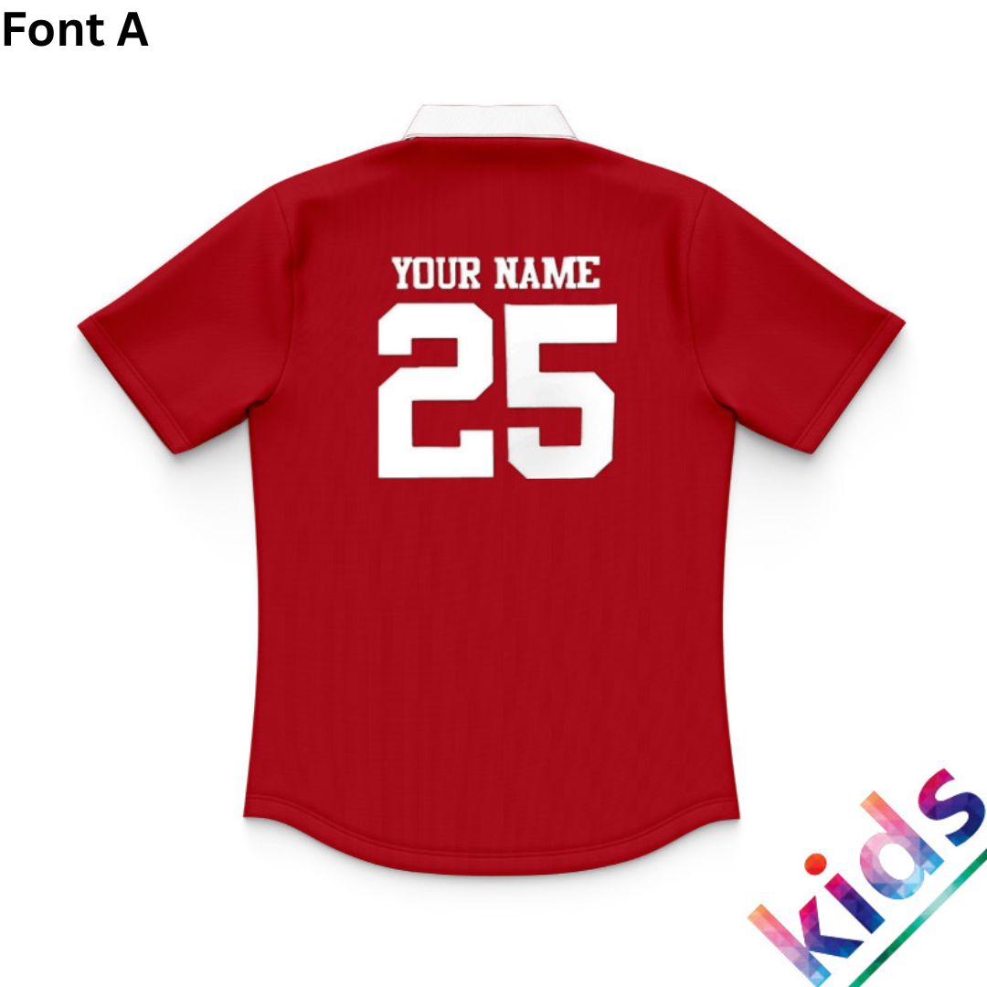 British & Irish Lions 2025 Kids Polo Shirt